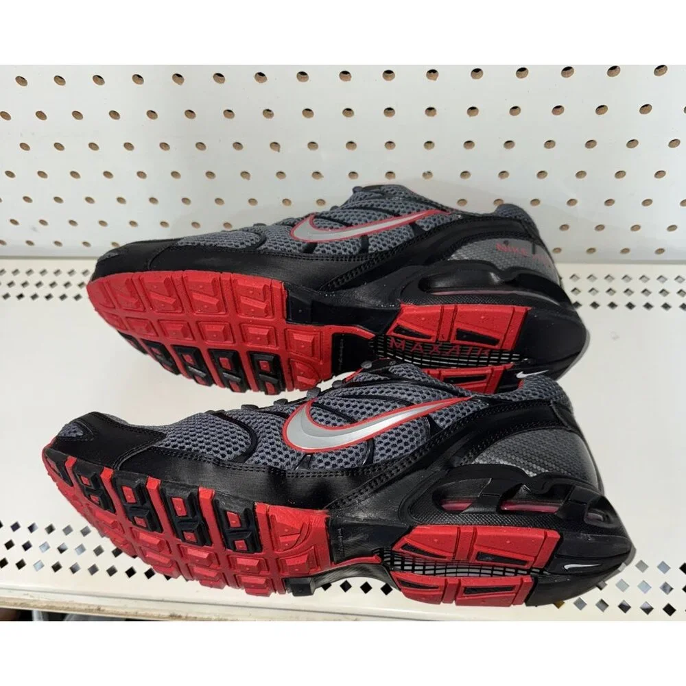 Nike Air Max Torch 4 Mens Athletic Running Shoes Size 9 Gray Red 343846-006